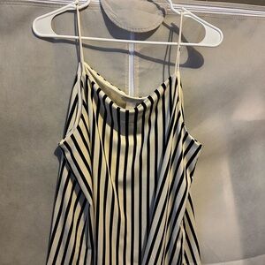 H&M Black and White Striped Camisole